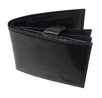 Černá pánská kožená peněženka značky Lagen