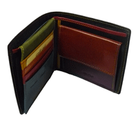 Kožená peněženka barevná