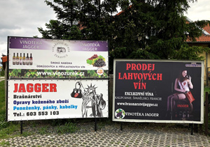 Reklama u provozovny